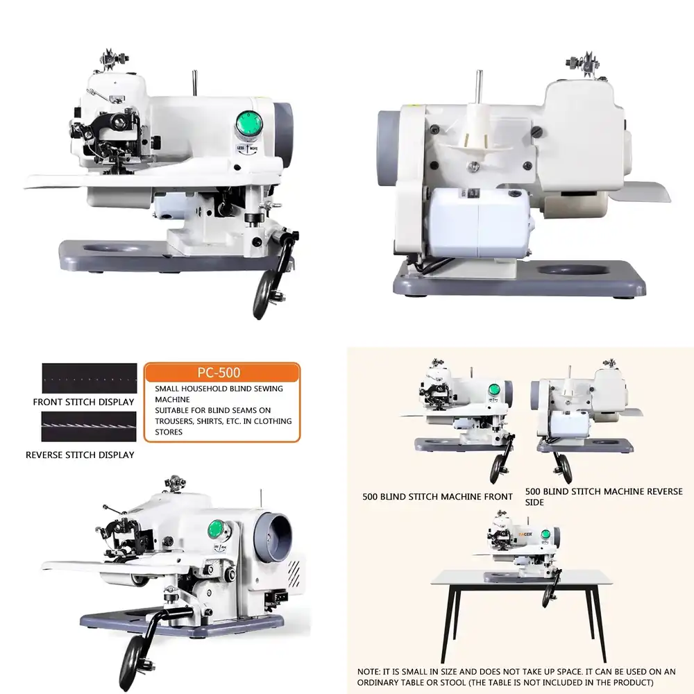 Sewing Hemming - Blindnähmaschine mit Tischfuß zum Saumen und