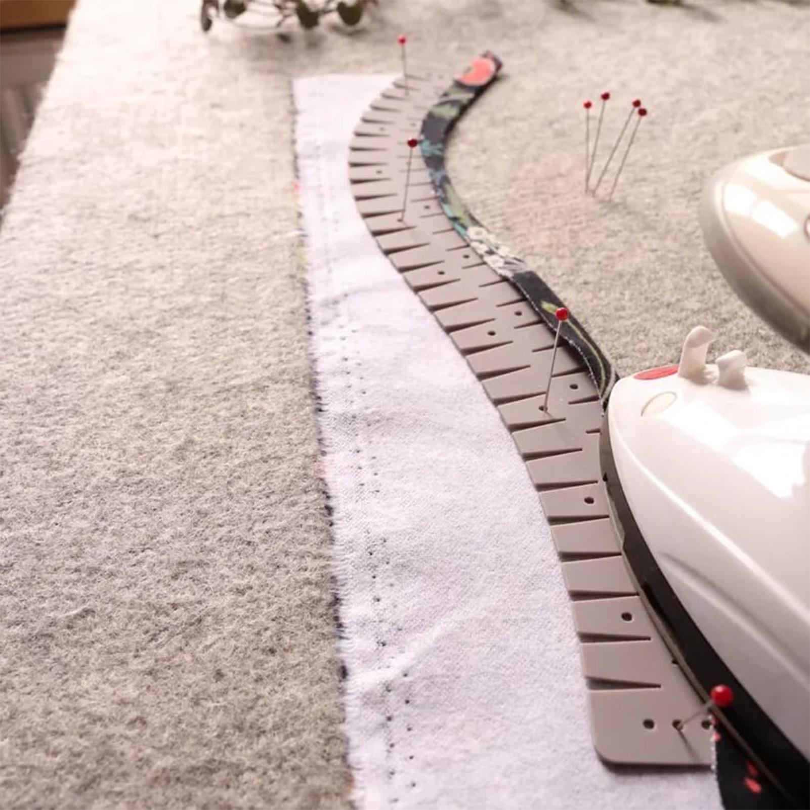 Sewing Hemming - 1 Stück Silikon-Saumformer Flexibles Nähwerkzeug Saumlineal