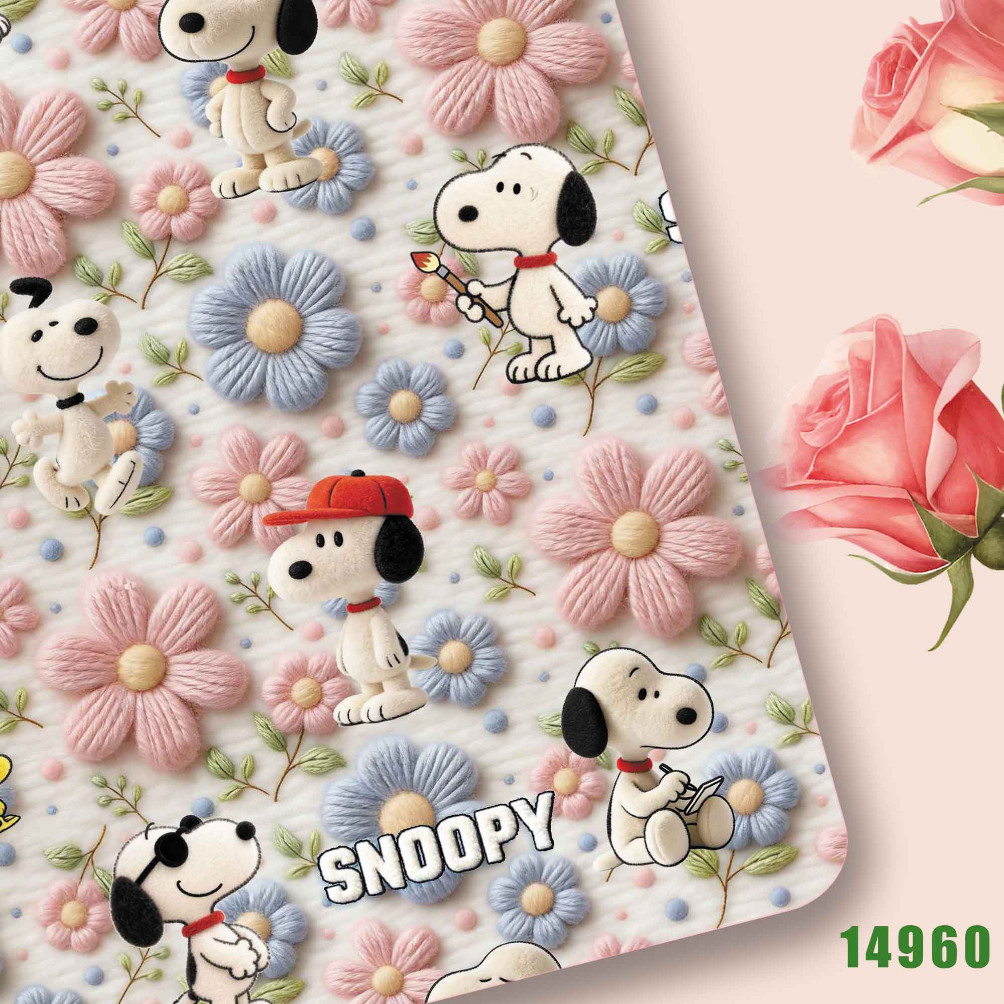 Sewing In Textile - TAKARA TOMY Snoopy Stoff 140CM Cartoon