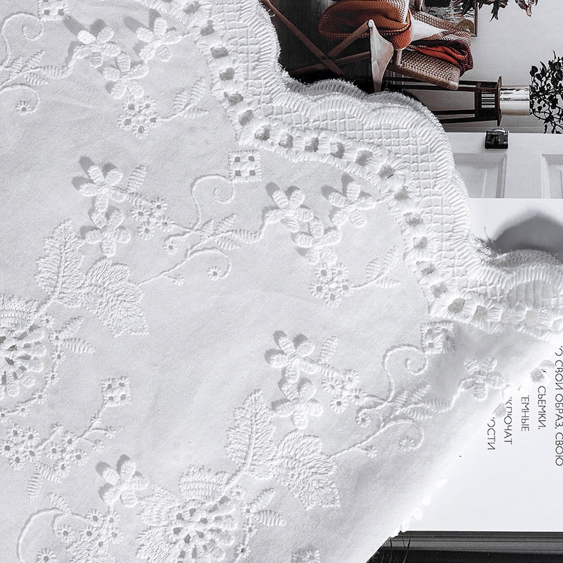 Sewing Embroidery Fabric - Neuer Baumwoll-Milchseidenstoff in voller Breite mit