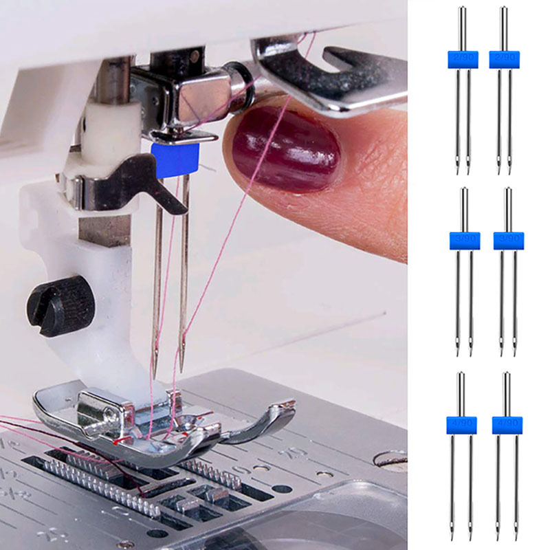 Twin Needle Stretch - 3PCS Nähen Maschine Nadeln Doppel Twin