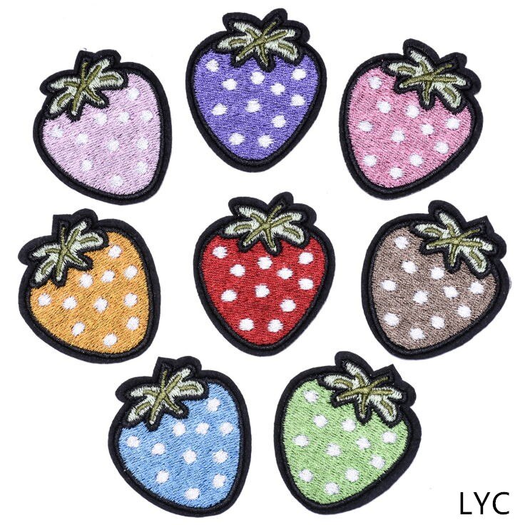 Sewing Id - Neu eingetroffen: 10 Stück Obst-bestickte Aufnäher