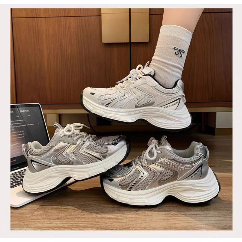 Sewing Nylon - 2026 Frühling Damen Unky Dad Sneakers