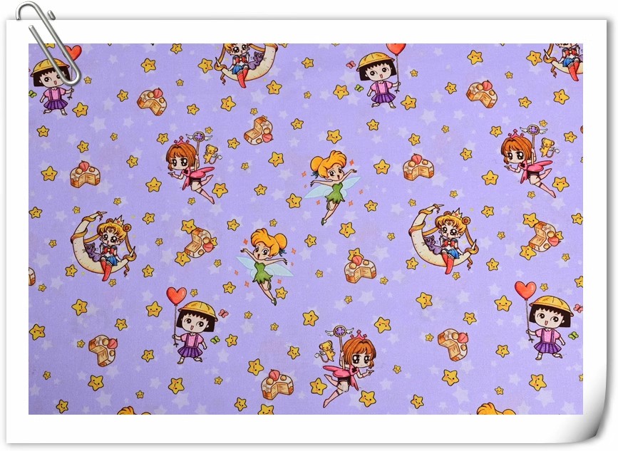 Sailor Moon Stars Cartoon Mädc – Textile For Sewing Bewertung und Preis