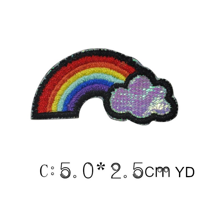 10 Stück Regenbogen bestickter – Sewing Id Bewertung und Preis