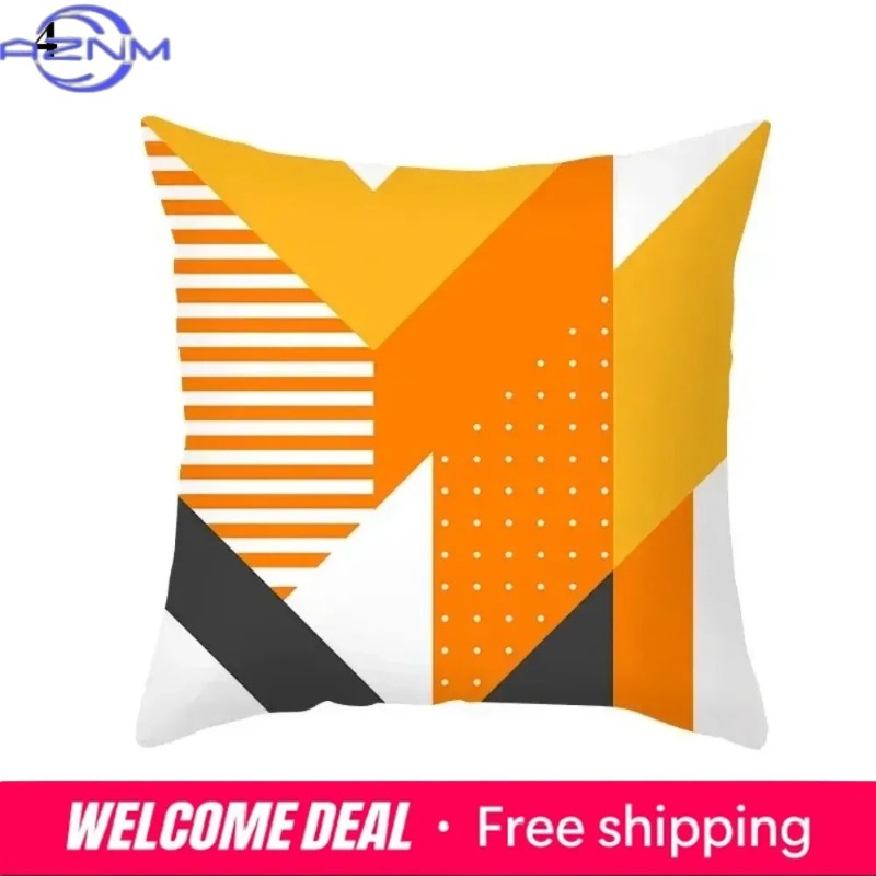 Boho Orange Abstrakter Kissenb – Century Textile & Sewing Supply Photos Bewertung und Preis