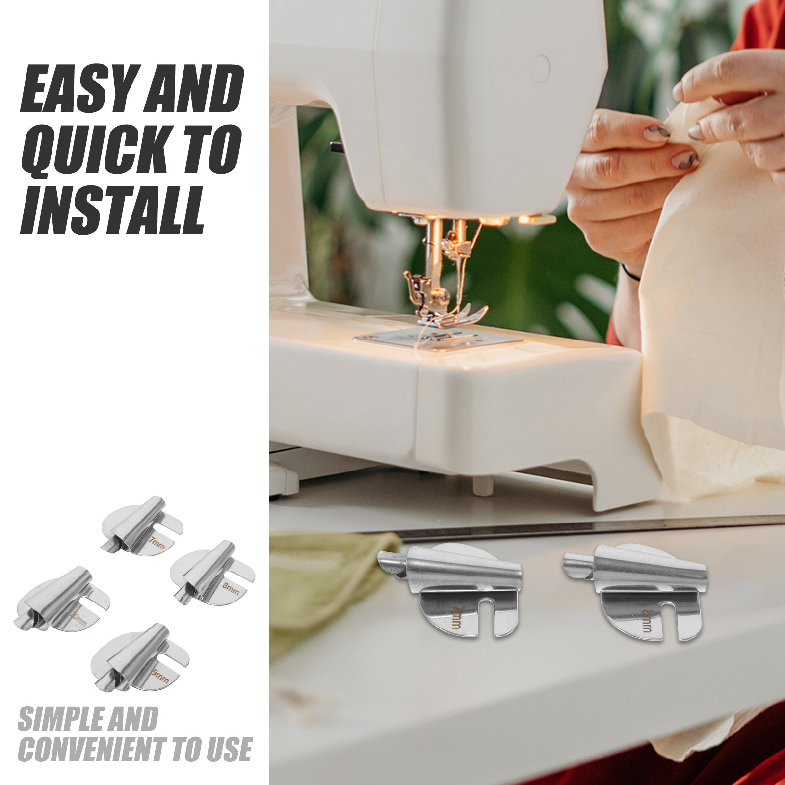 4 Stück Edelstahl-Nähmaschinen – Sewing Hemming Bewertung und Preis
