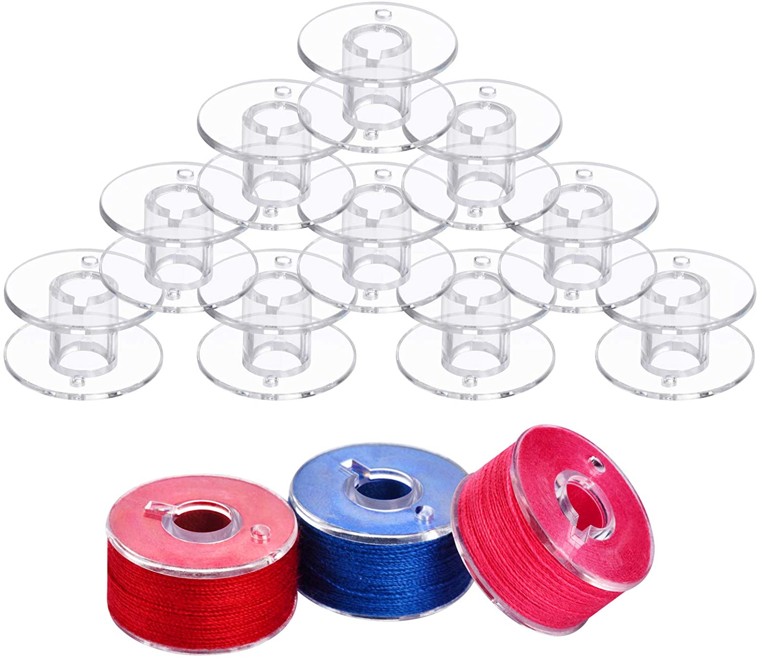 20/50 Stück durchsichtige Nähm – Twin Needle Stretch Bewertung und Preis