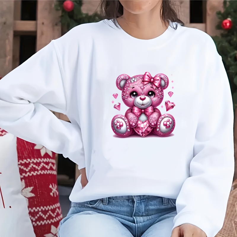 Pink Diamond Bear Wärmeübertra – Iron On Patch Bewertung und Preis