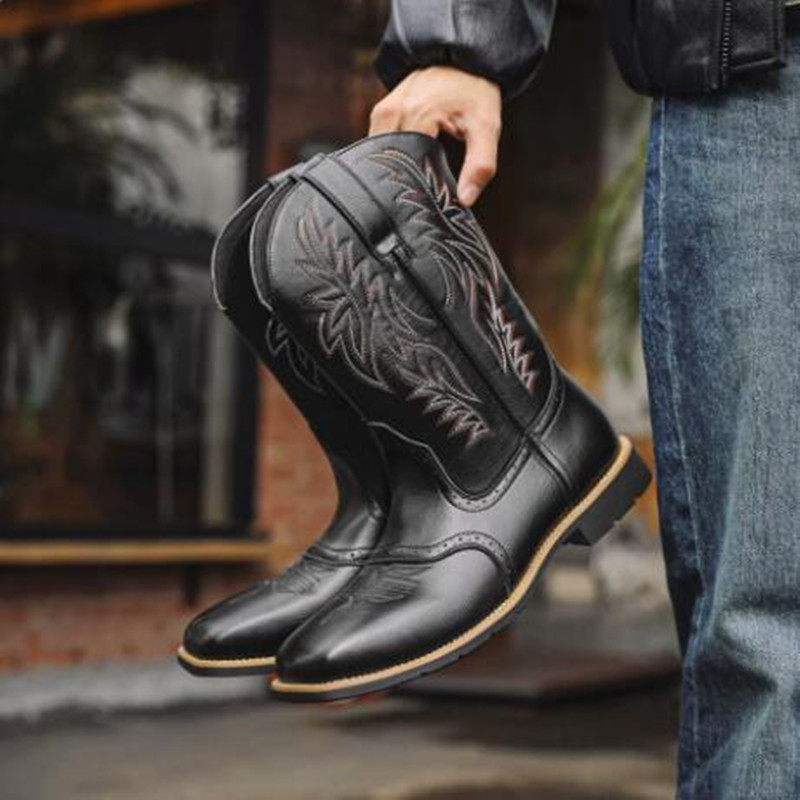Neue Herren-Stiefel mit Sticke – Sewing Embroidery Fabric Bewertung und Preis