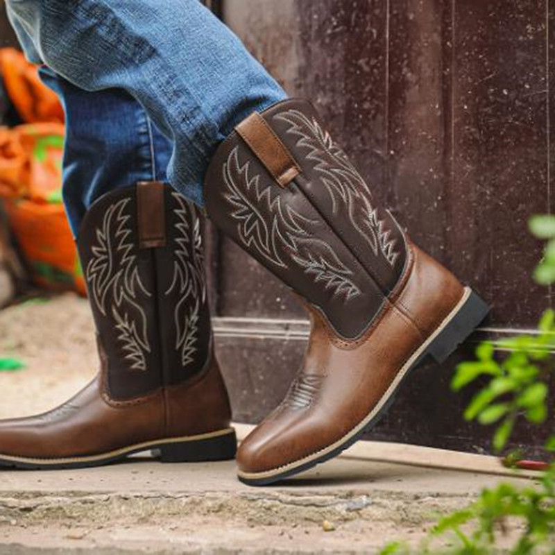 Neue Herren-Stiefel mit Sticke – Sewing Embroidery Fabric Bewertung und Preis