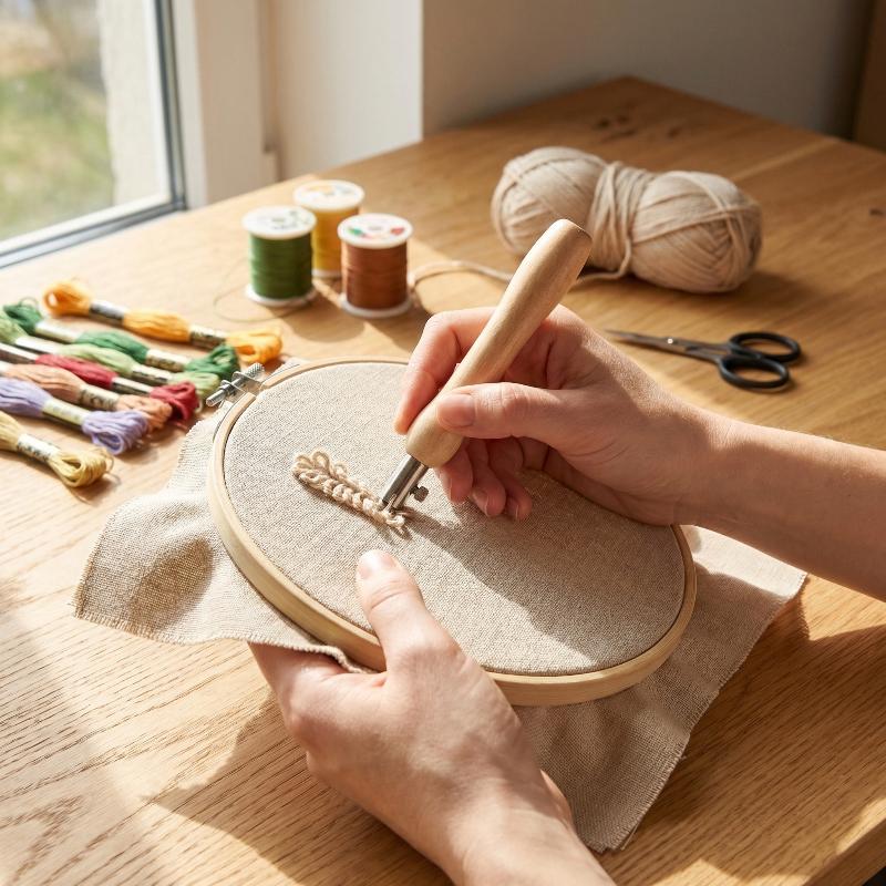 Einfaches Stickerei-DIY-Set mi – Sewing Textile Art Bewertung und Preis