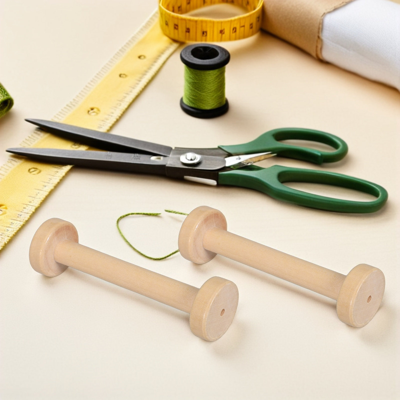 5 Stück Holzspulen, natürliche – Textile For Sewing Bewertung und Preis