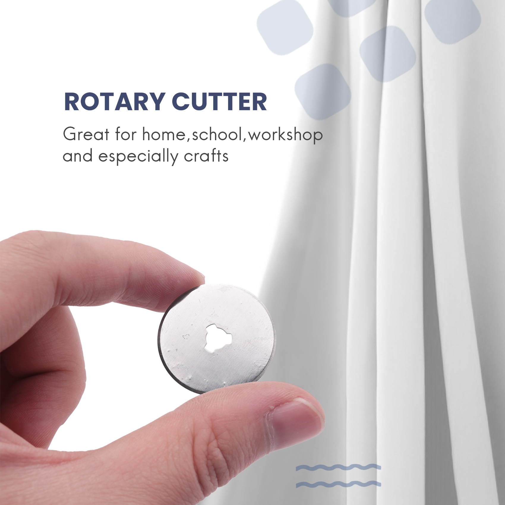 [NEU! A93G】 10 Stück Rollschne – Rotary Cutter Fabric Bewertung und Preis