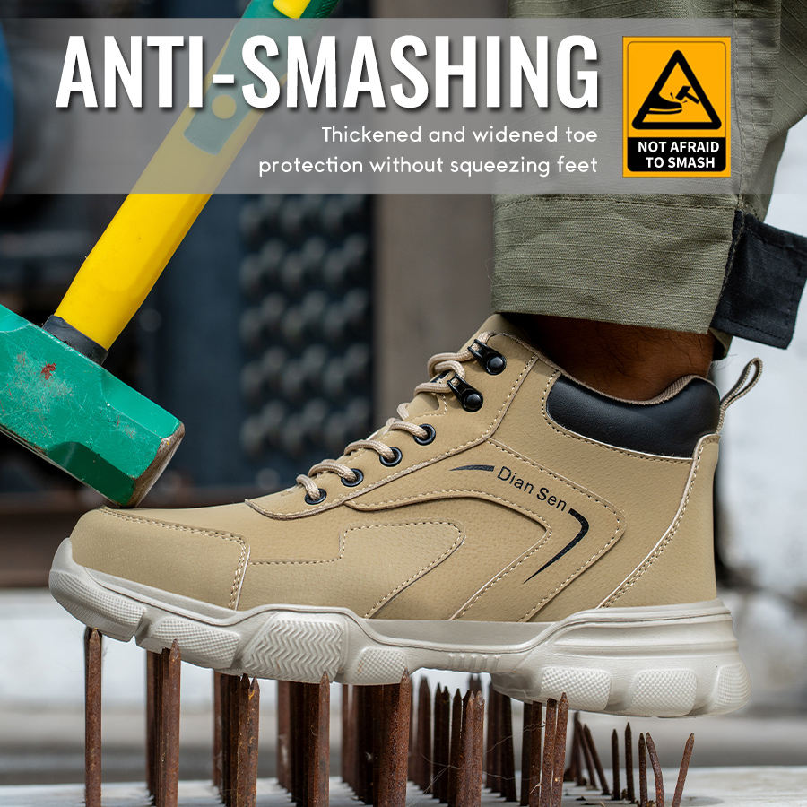 Herren-Arbeitsstiefel mit Stah – Sewing Nylon Bewertung und Preis