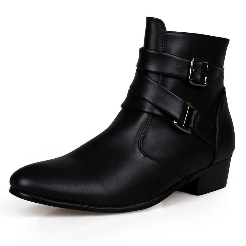 Neue Herrenstiefel, Leder-Chel – Sewing Nylon Bewertung und Preis