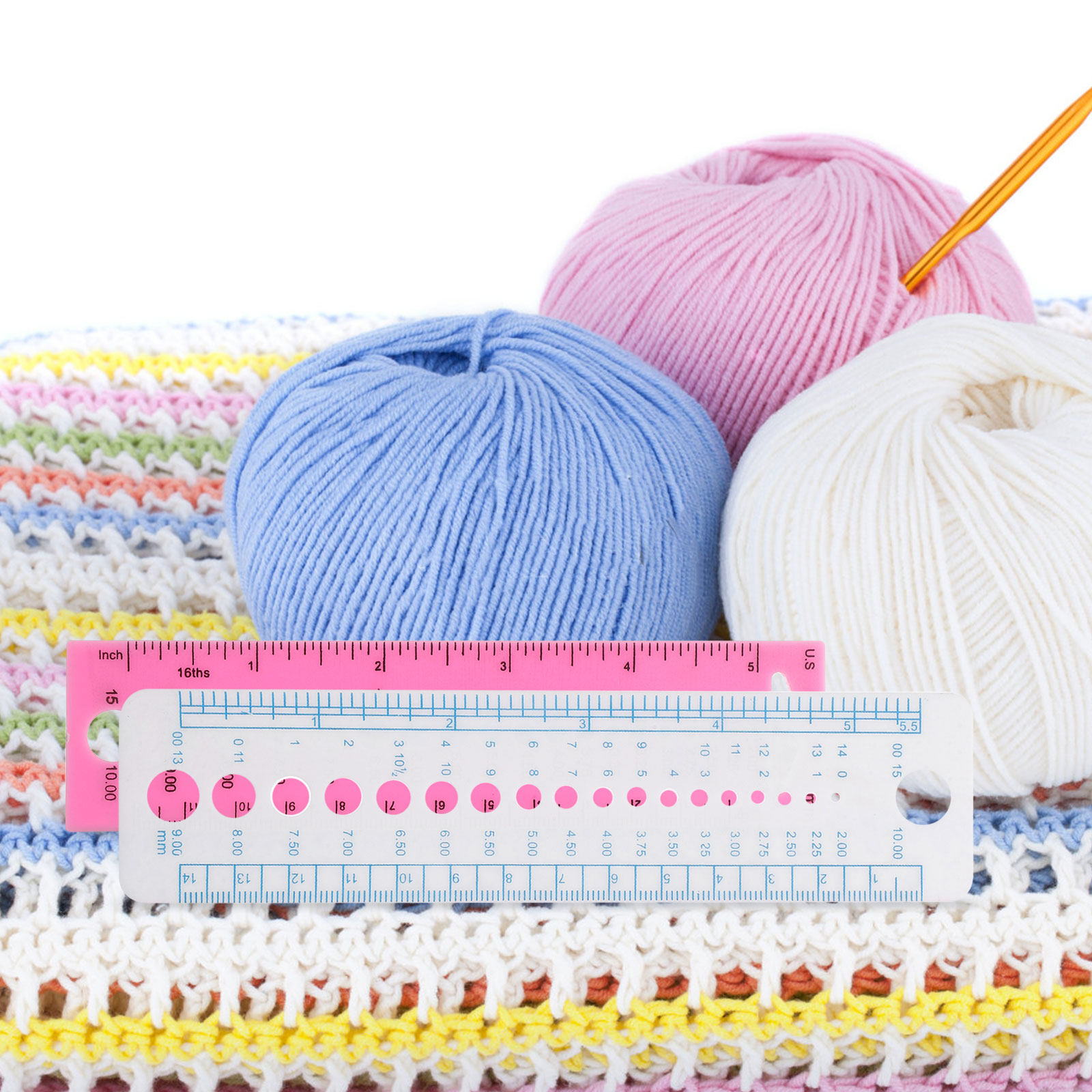 4-teiliges Stricknadel-Messwer – Sewing Gauge Ruler Bewertung und Preis