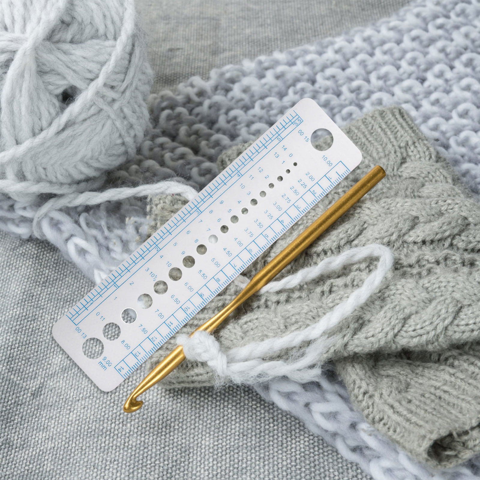 4-teiliges Stricknadel-Messwer – Sewing Gauge Ruler Bewertung und Preis