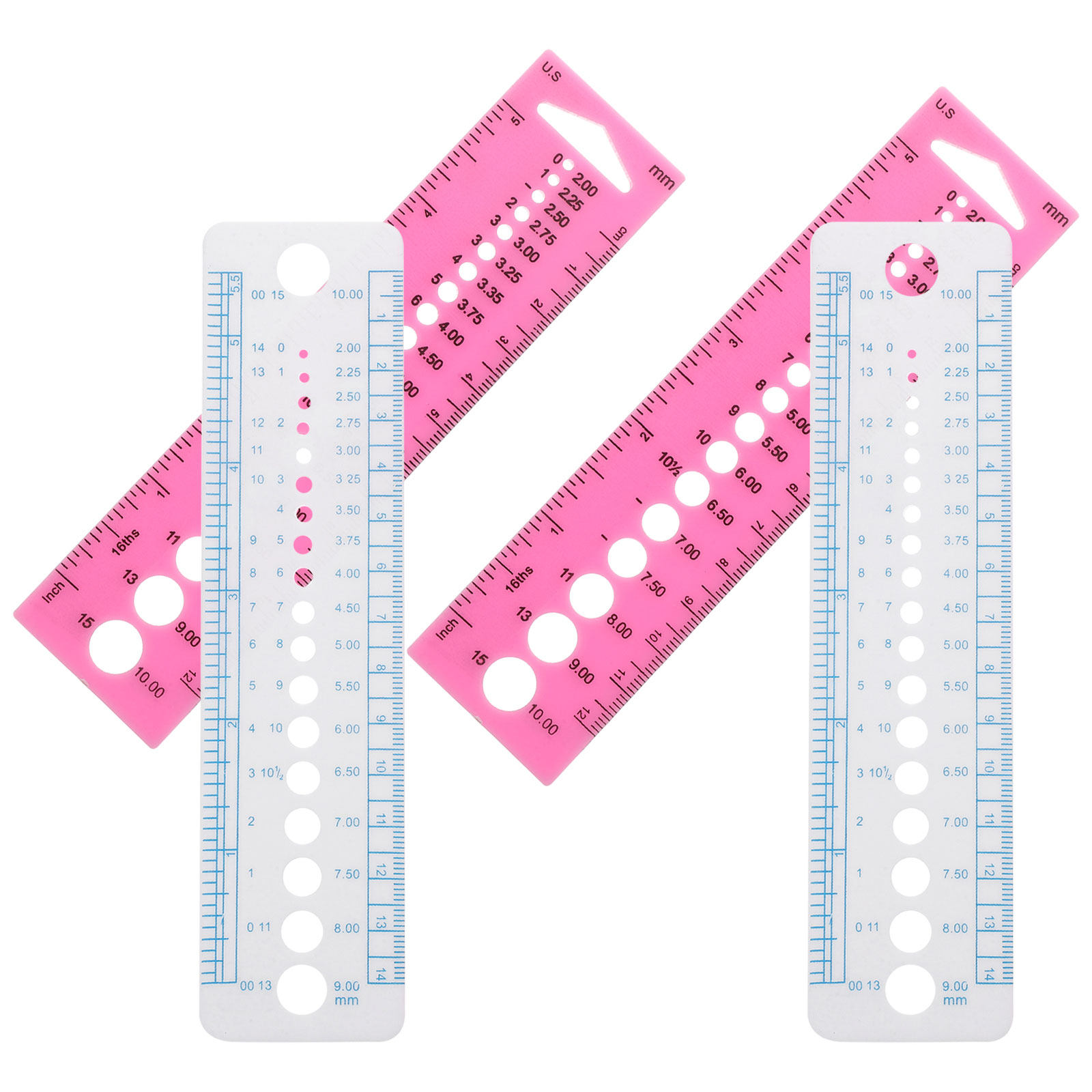 4-teiliges Stricknadel-Messwer – Sewing Gauge Ruler Bewertung und Preis