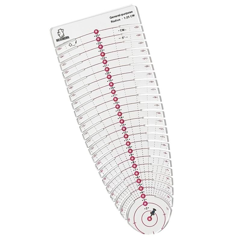 39BB Rutschfestes Nählineal, M – Sewing Textile Art Bewertung und Preis