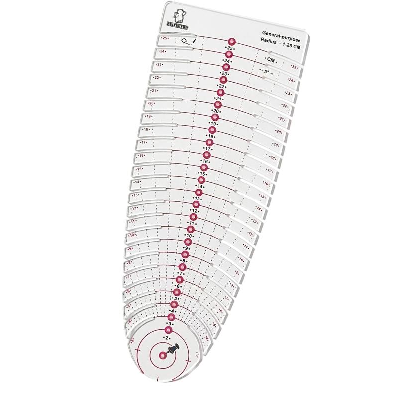 39BB Rutschfestes Nählineal, M – Sewing Textile Art Bewertung und Preis