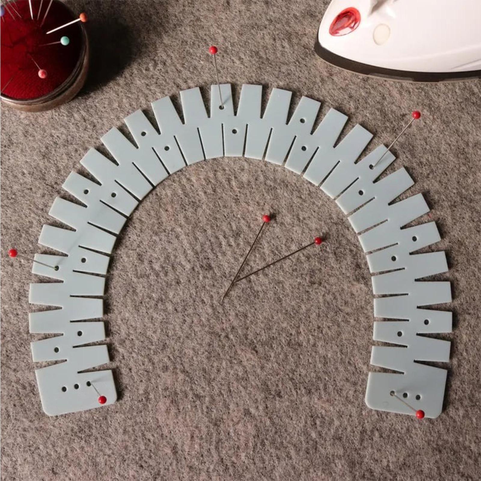Silikon-Saumlineal mit Nadeln  – Sewing Hemming Bewertung und Preis
