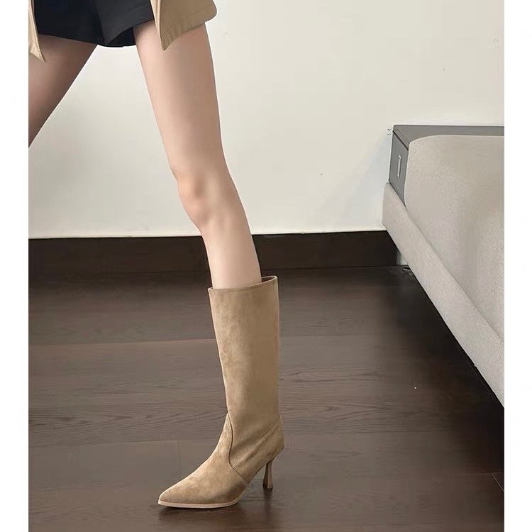 Moderne Stiefel aus Kuh-Wildle – Sewing Nylon Bewertung und Preis