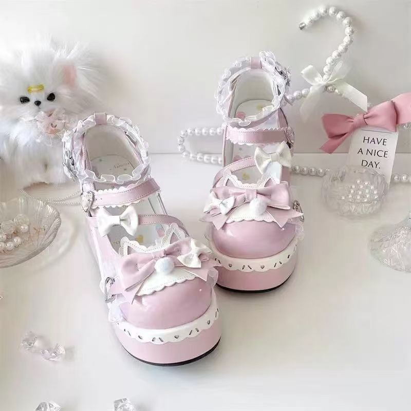 Schöne Mädchen-Lolita-Schuhe m – Sewing Nylon Bewertung und Preis