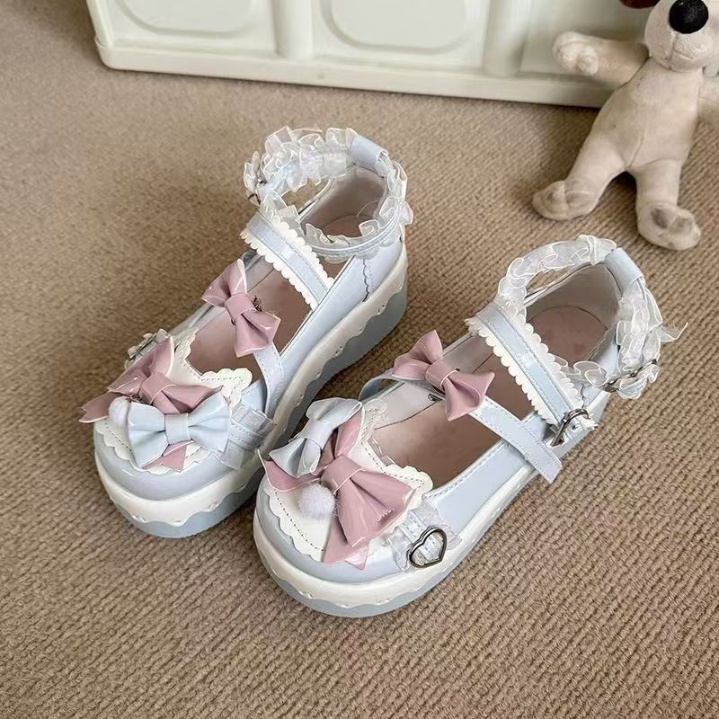 Schöne Mädchen-Lolita-Schuhe m – Sewing Nylon Bewertung und Preis