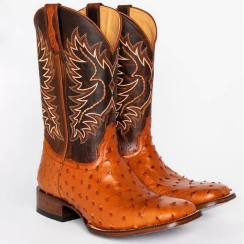 Herren Hohe Stiefel mit Sticke – Sewing Embroidery Fabric Bewertung und Preis