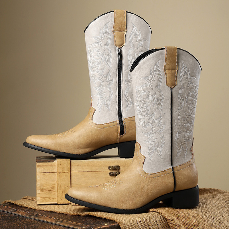 NEUE Herren Hohe Stiefel mit S – Sewing Embroidery Fabric Bewertung und Preis