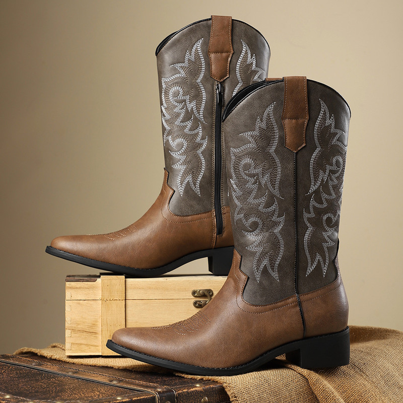 NEUE Herren Hohe Stiefel mit S – Sewing Embroidery Fabric Bewertung und Preis