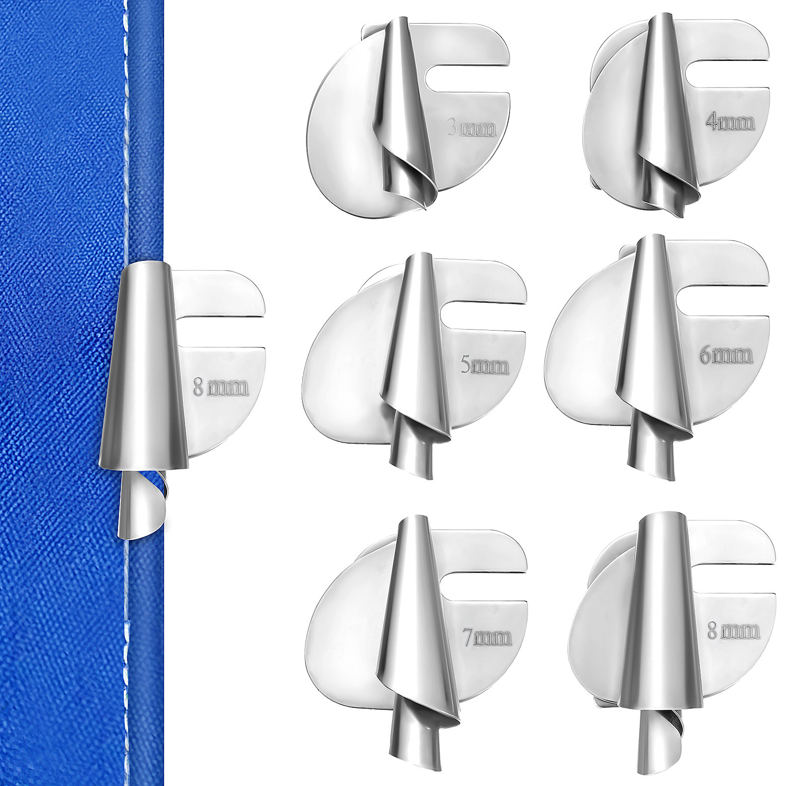 6-teiliges Universal-Rollsaum- – Sewing Hemming Bewertung und Preis